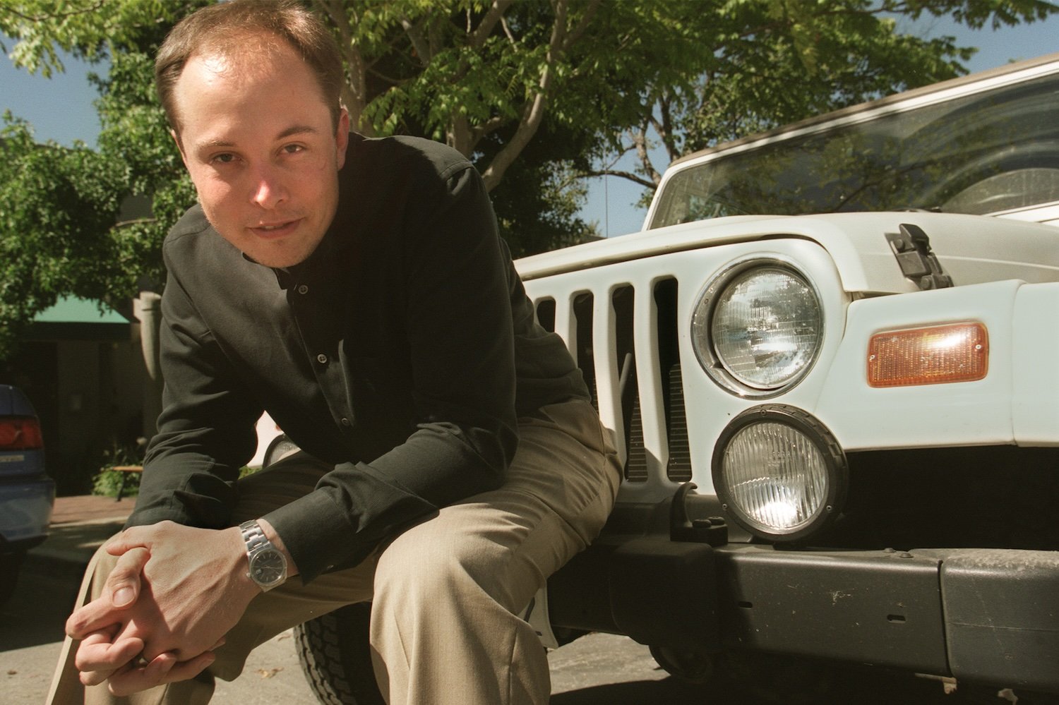 File photo of Elon Musk on August 7, 2000 in Palo Alto, California.