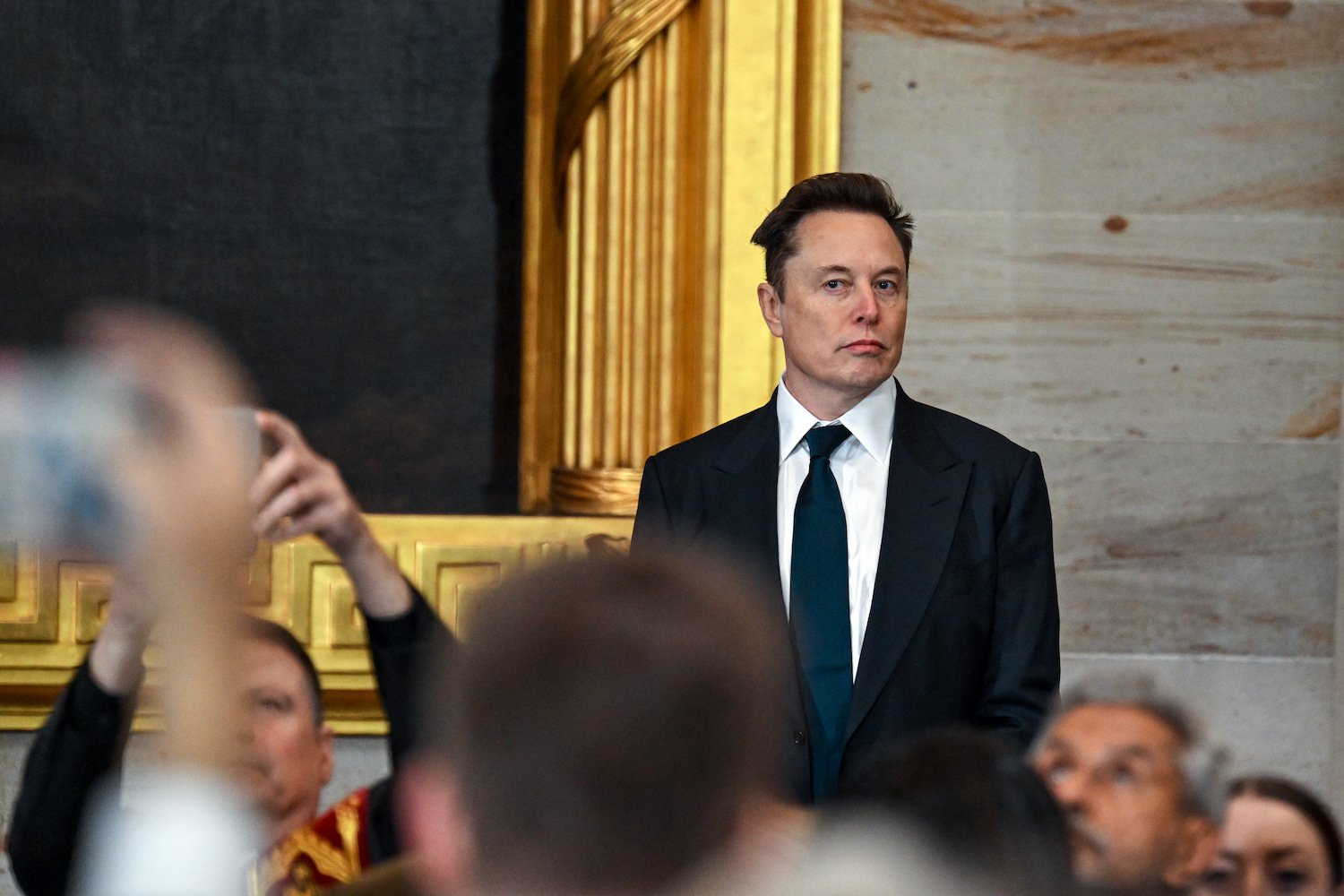 Elon Musk at Donald Trump's presidential inauguration