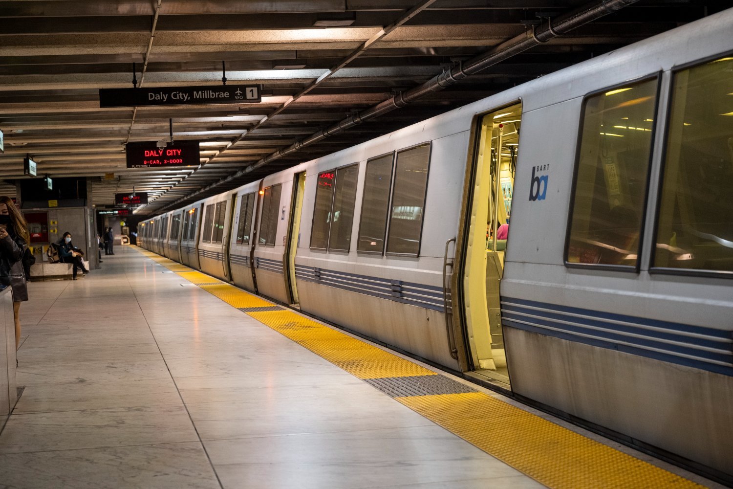 Bart railway system in San Francisco
