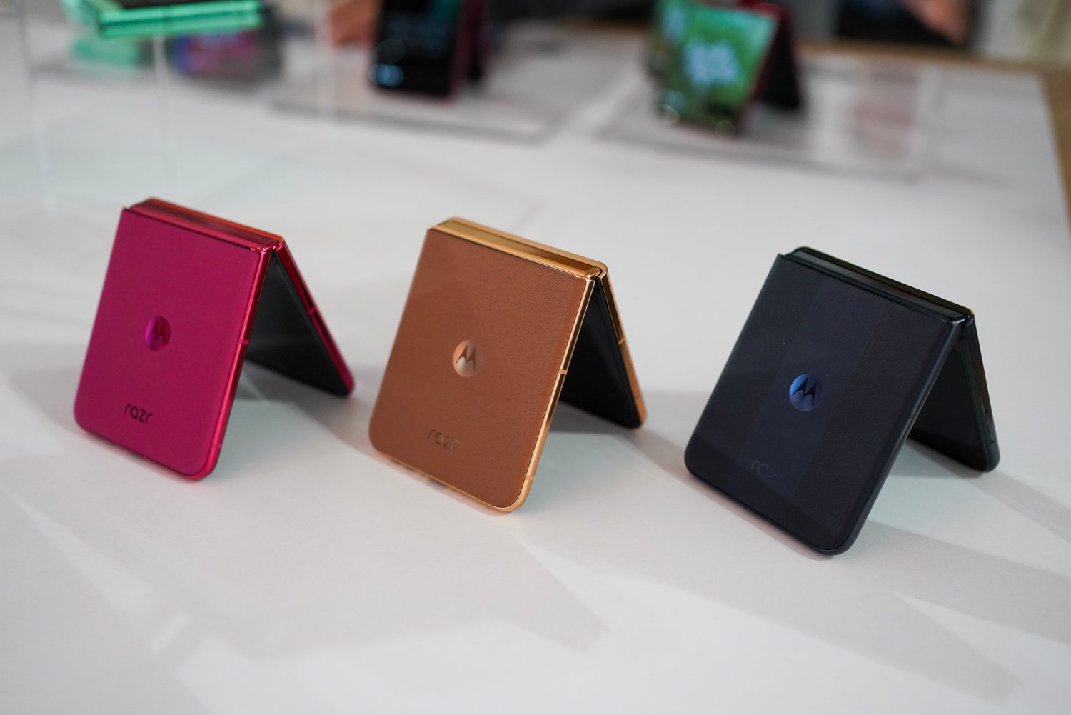Motorola Razr+ flipstyle smartphones