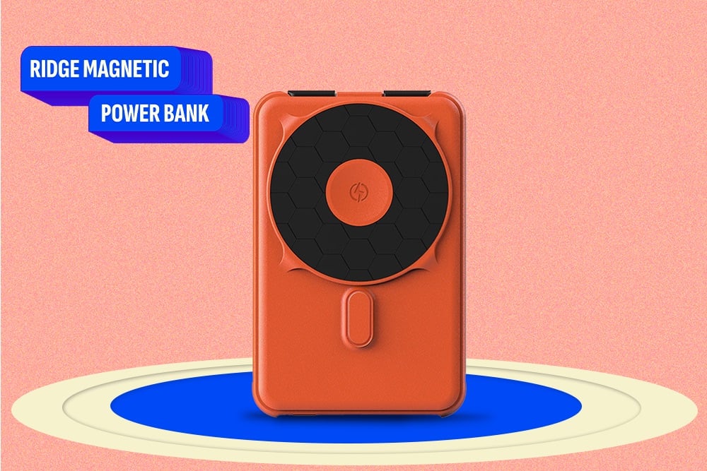Ridge magnetic power bank