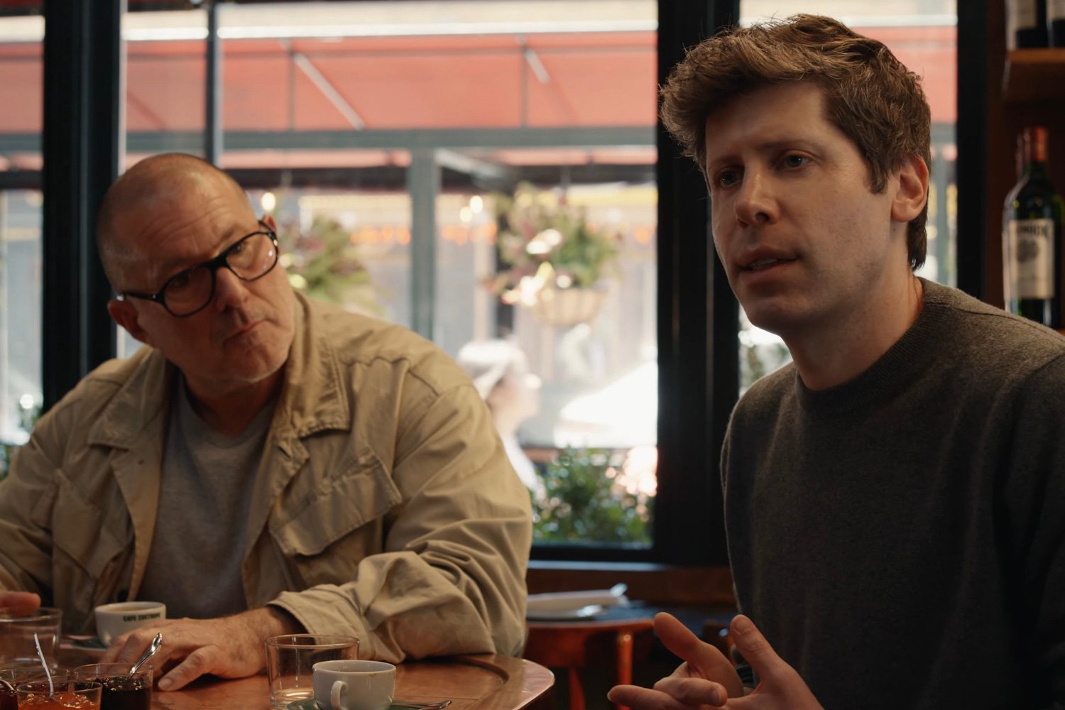 Jony Ive and Sam Altman
